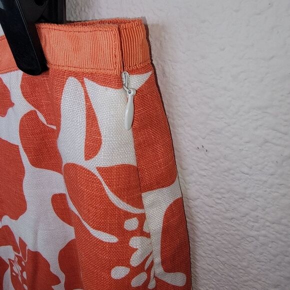 J. Crew Nwot Floral Tiered Linen Skirt size 8 - Picture 3 of 7